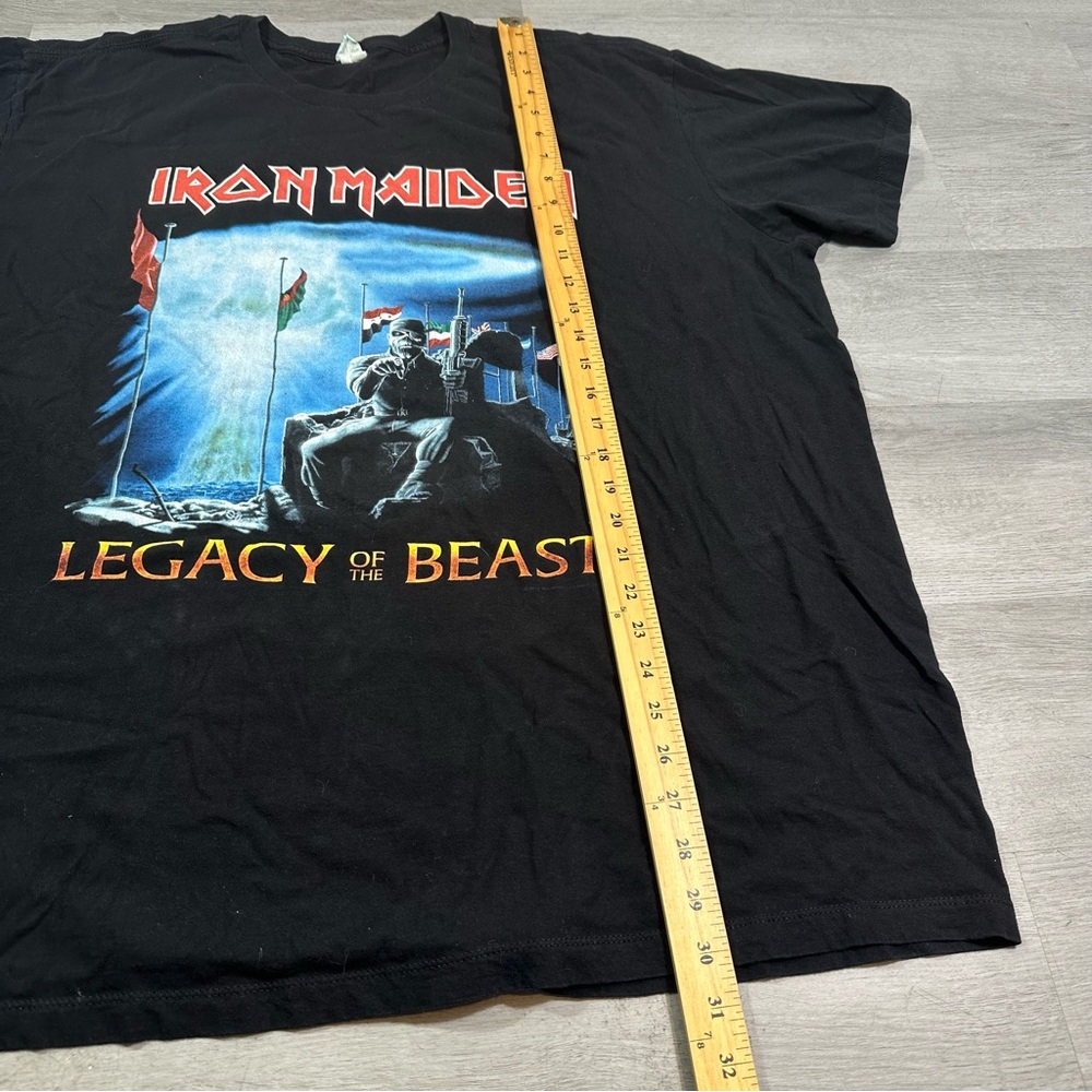 Iron Maiden Legacy Of The Beast World Tour 2019 Black T-shirt‎ Sz 3XL  Band Tee - Picture 4 of 8